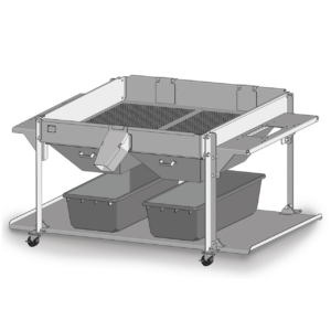 image of 6 foot twin plant sifting table